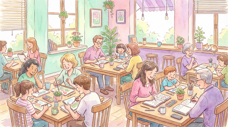 社区动态 同人动漫 同人创作者交流场景